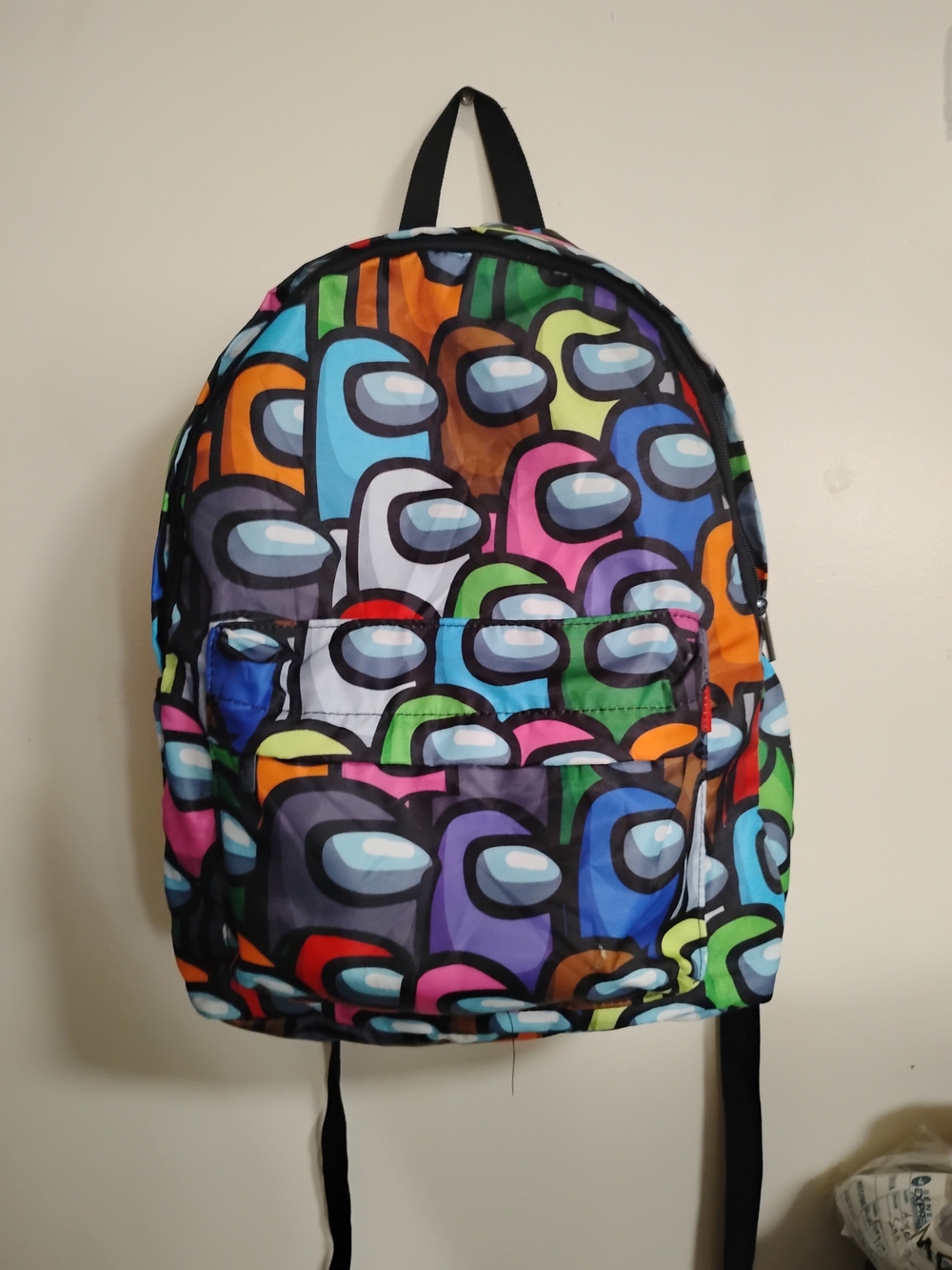 Among Us Colorful Graphic Print Backpack | Gamer School Bag